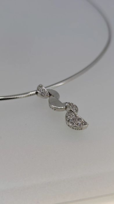 Colier aur 18k cu diamante naturale marca Guy Laroche 11.15gr (r)