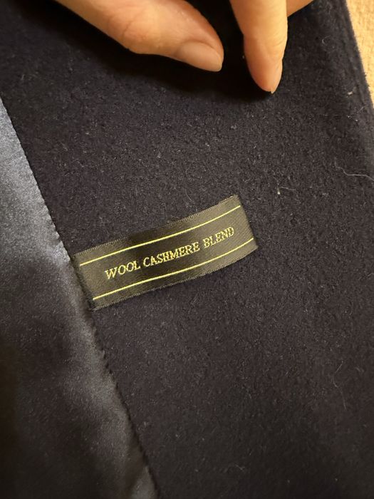 Palton din lana cu casmir