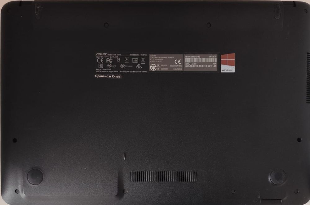 Ноутбук Asus, laptop
