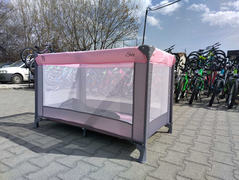 MONI Детска кошара SOLO розов