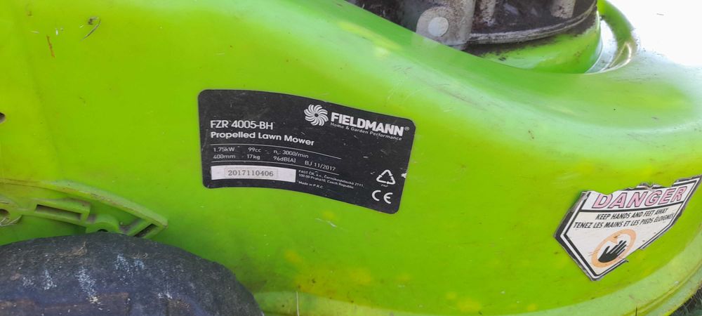 Бензинова косачка Fieldmann FZR 4005-BH, Зелен/Черен, 40см