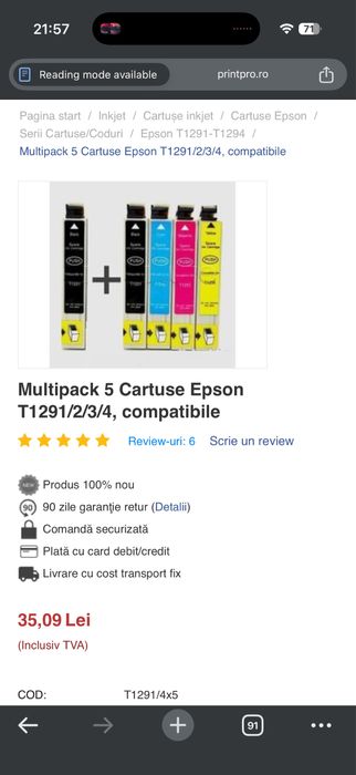 Multifunctional Imprimanta Epson BX320FW