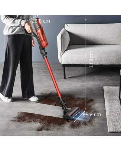 Нова вертикална прахосмукачка Rowenta - X-Force 8.80 Animal RH1872E0, Regal Red