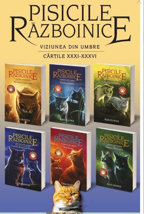 Pachet cărțile 31-36. Pisicile Războinice – Seria VI