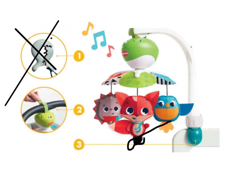 Въртележка за кошара Tiny Love