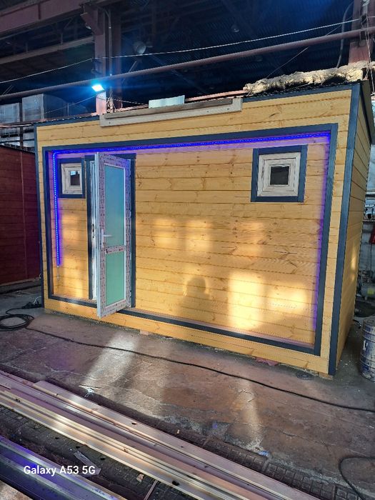 Мобильные бани,беседки