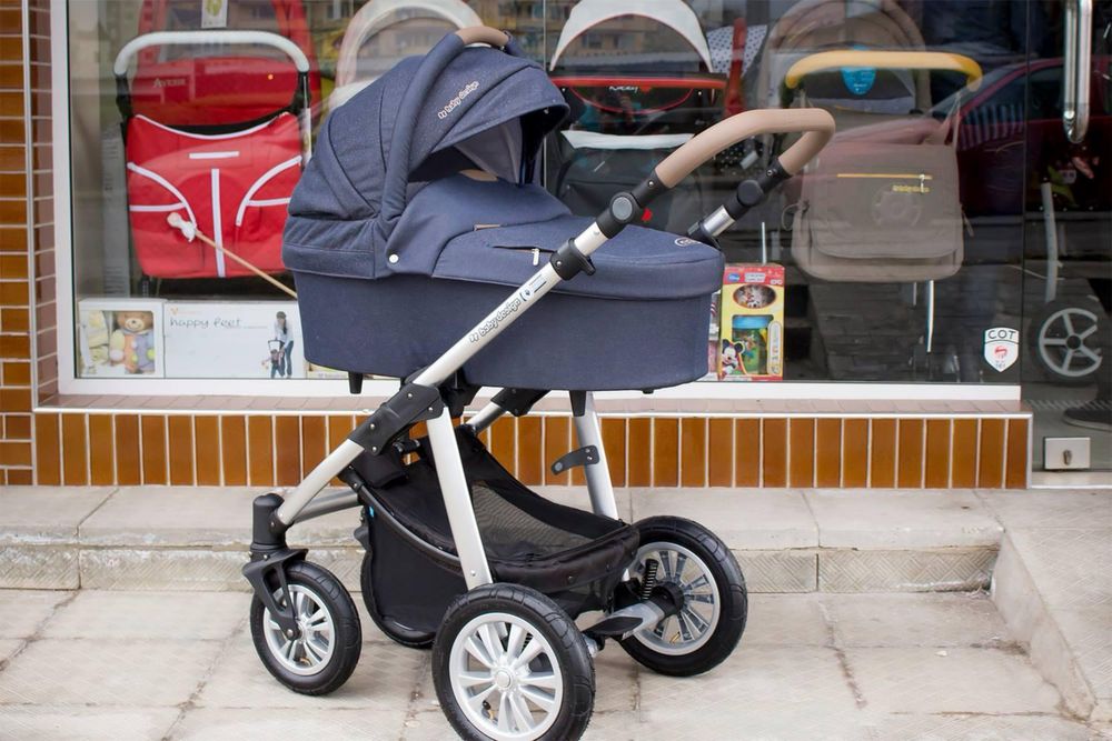Детска количка 3 в 1 Baby Design Dotty Denim