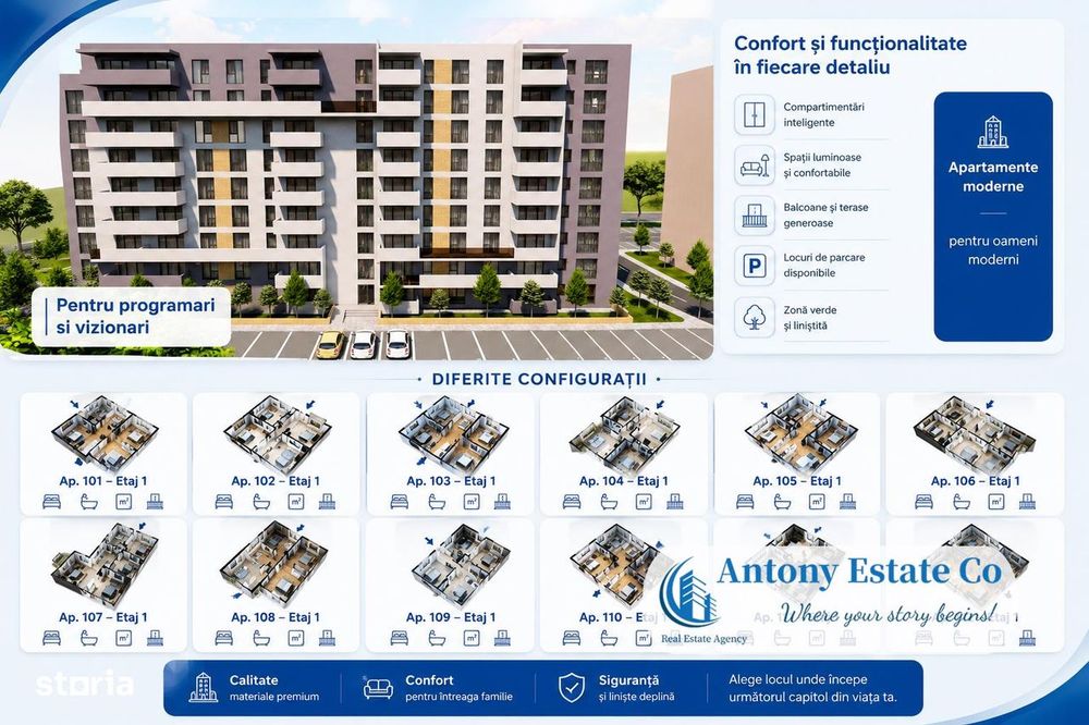 Antony Estate | Apartamente NOI - 0% Comision