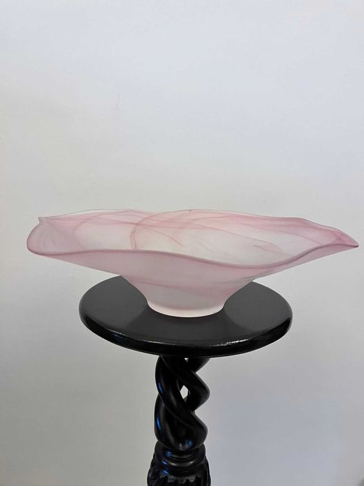 Centru de masa bibelouri bibelou fructiera cristal MURANO vechi