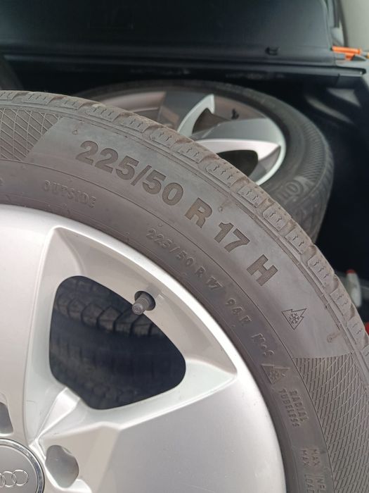 Jante audi, vw, Skoda 5x112 17 , iarna 225 50 17,dot 2017