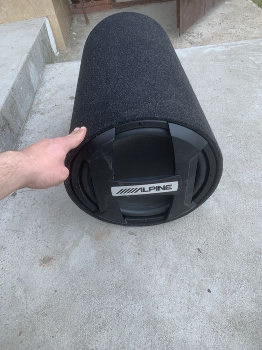 Бас каса Alpin и усилвател Sony