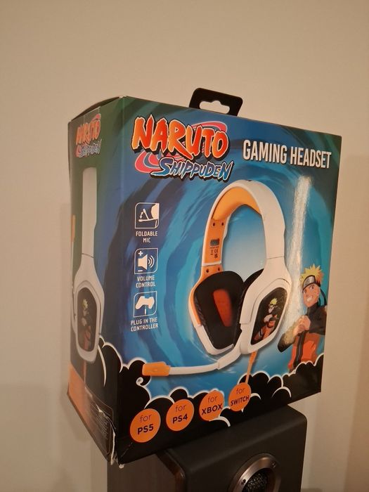 Sigilate Casti gaming copii PC PS4 PS5 Xbox Switch Naruto Shippuden
