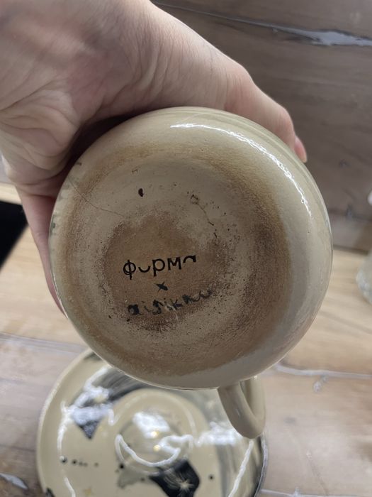 Набор кружки и тарелки