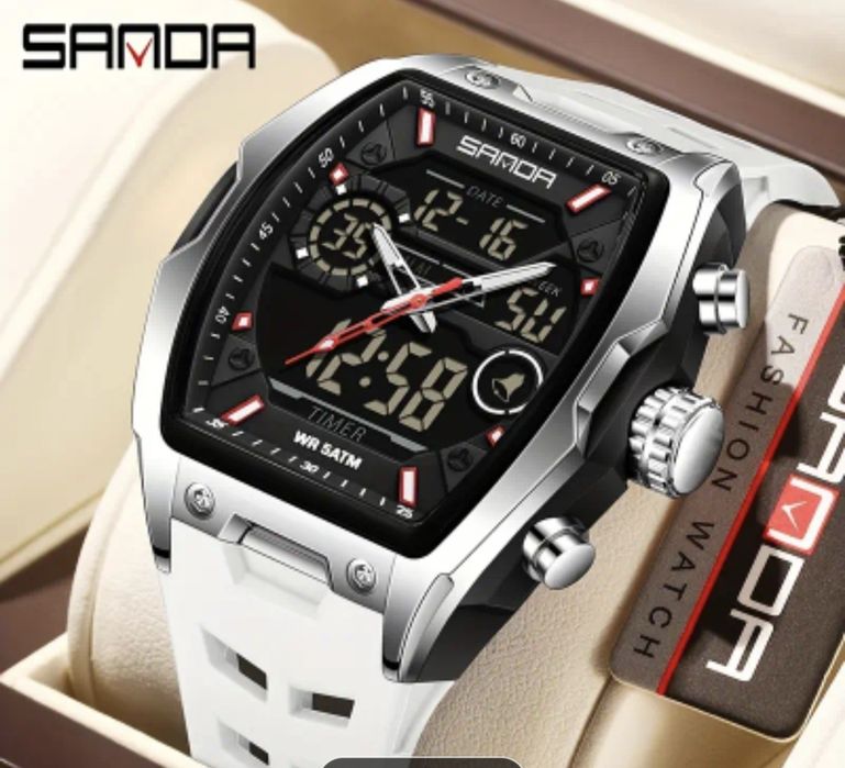 Часовник Sanda, стилен, модерен, мъжки часовник