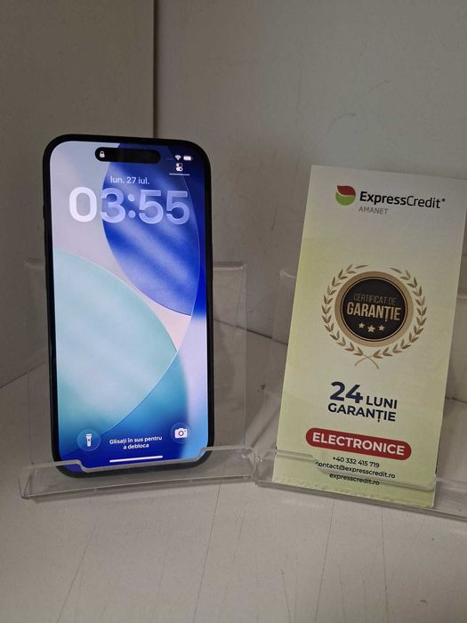 (Ag33) Telefon Apple iPhone 15 6/128GB/Garantie 2 ani