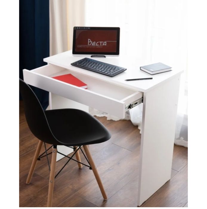 Стол рабочий офисный с вытяжкой