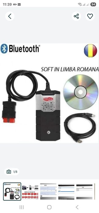 Tester Auto Multimarca Delphi DS150E soft 2022 Metal Sweden Premium A+