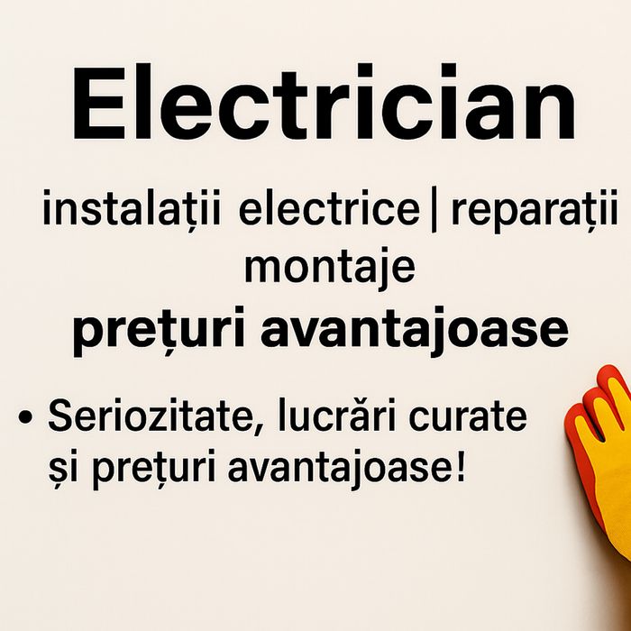 electrician,instalatii,montaje...