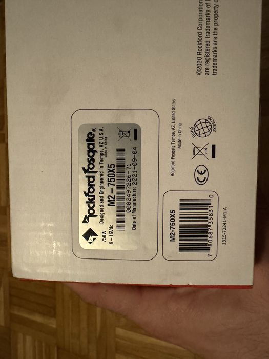 Amplificator auto Rockfosgate NOU!