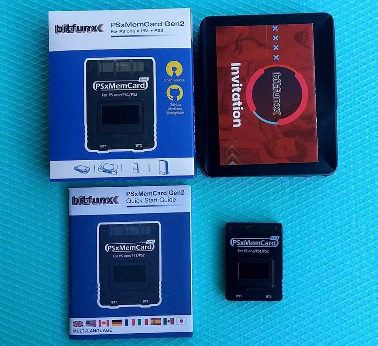 Мемори карта  PSxMemCard – Gen2 & BitFunX за Playstation -  PS1 и PS2