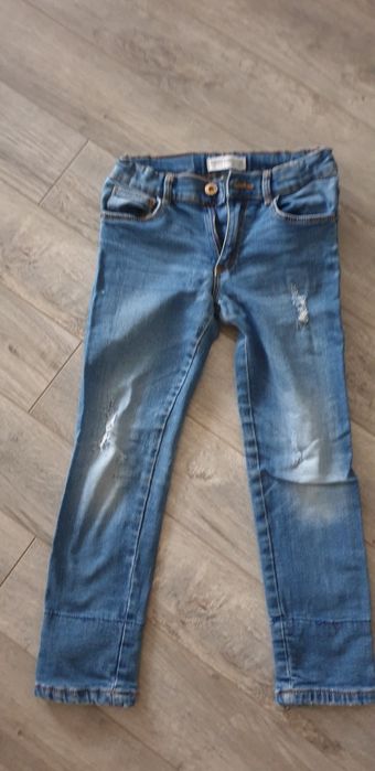 Дънки на ZARA KIDS за момиче, рокля без ръкав