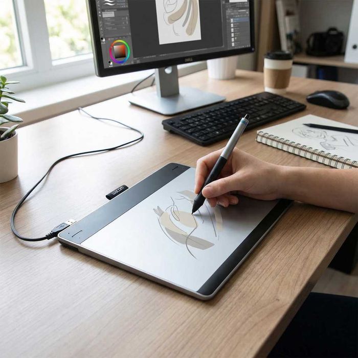 Tableta Wacom Intuos Manga Small - Ca Noua, Folosita O Singura Data!