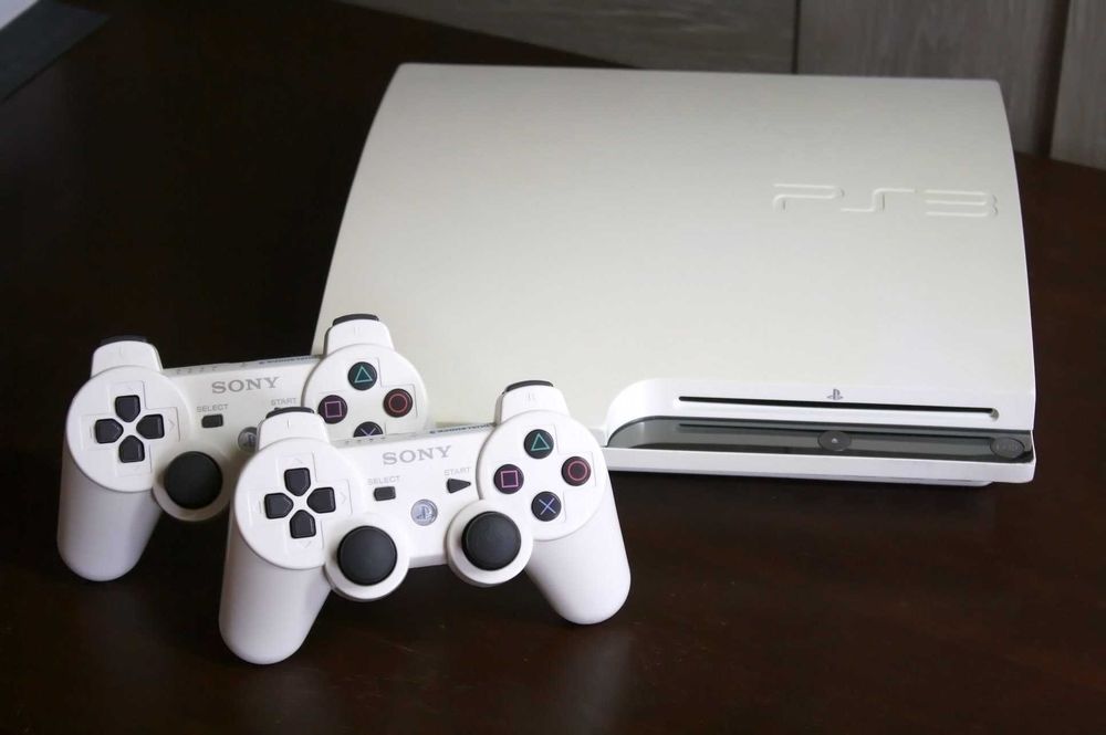 Sony PlayStation 3 Редкая Slim White