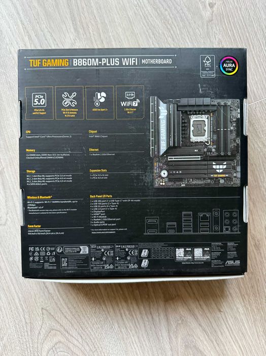 ASUS TUF Gaming B860M-Plus WIFI 7 Intel LGA-1851 - Micro ATX
