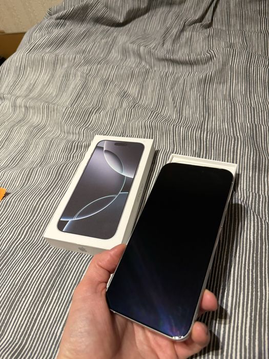 Iphone 16 pro max silver white 256gb