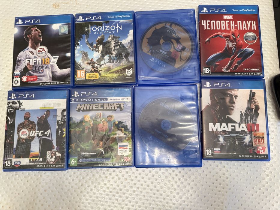 Пс4 слим 500гб не прошитый с играми