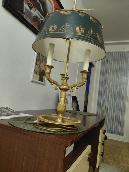Lampa veche din bronz