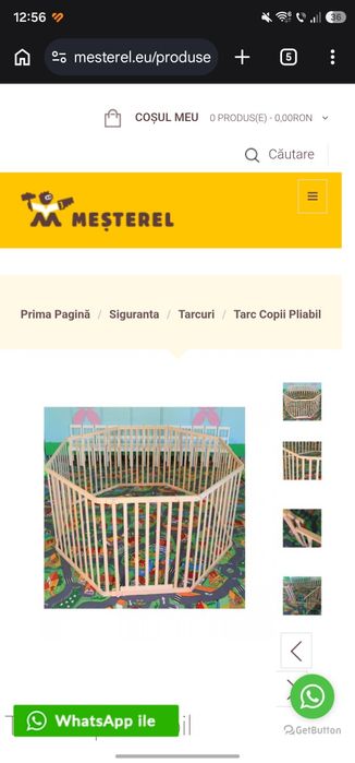 Țarc de joaca pliabil
