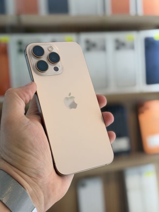iPhone 16 Pro Max 256Gb Desert/Baterie91%/Garantie 12 LUNI @atsgsm.ro
