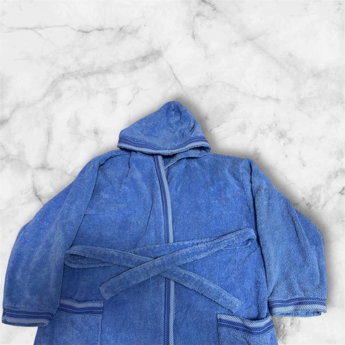 Мъжки халат за баня Yana, син