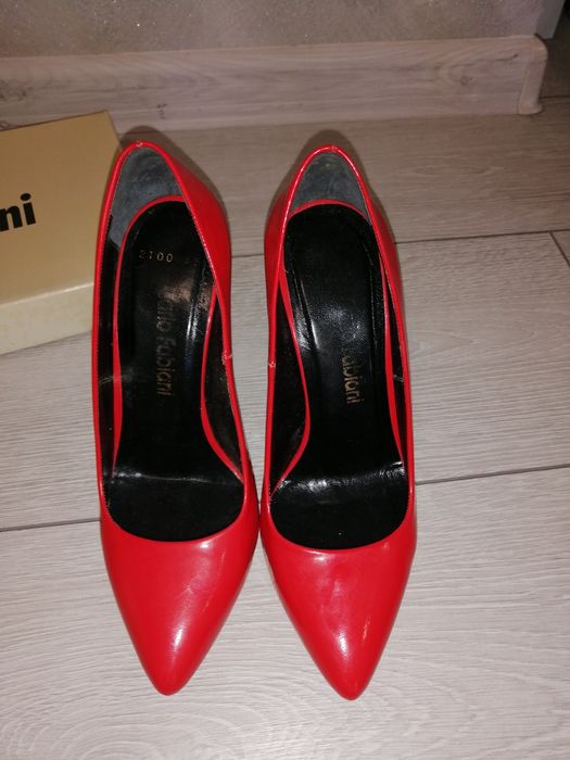 Carlo Fabiani дамски червени обувки