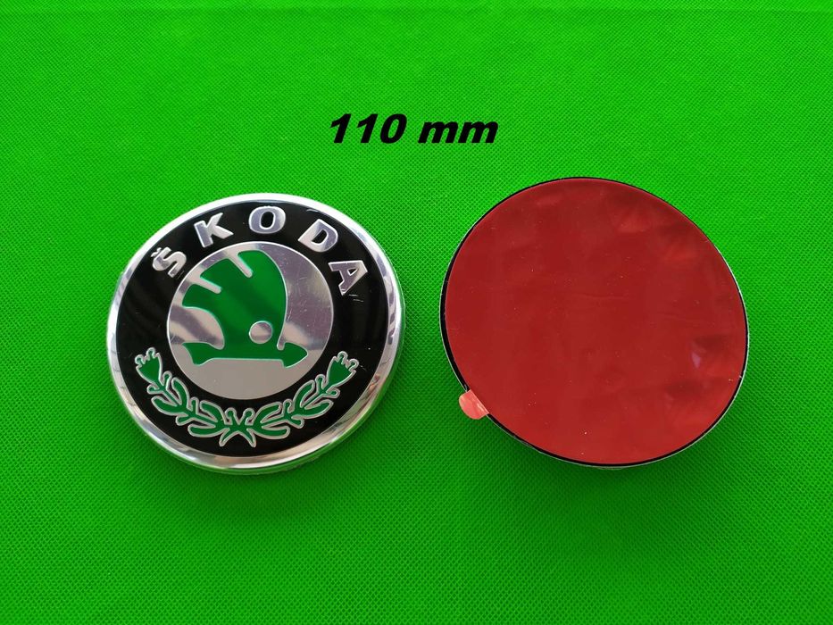 Емблема Шкода / Skoda предна / задна 79mm / 88mm / 110mm емблеми Octavia Fabia Superb Yeti ОКТАВИЯ ФАБИЯ СУПЪРБ ЙЕТИ багажник заден преден капак VRS