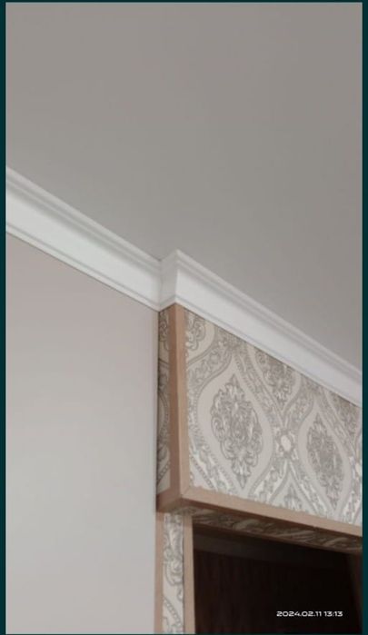 Галтели клеем быстро аккуратно