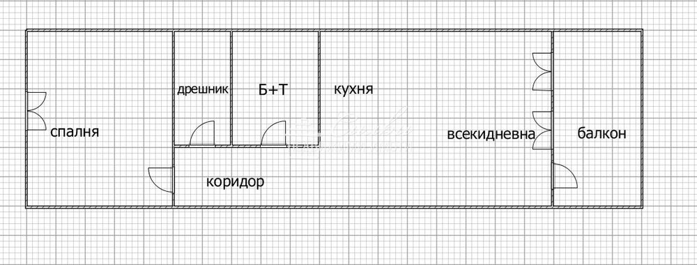 Двустаен Тухлен апаратмент- Топ Център