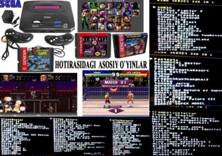 Sega,jossik pult kaseta kartrik