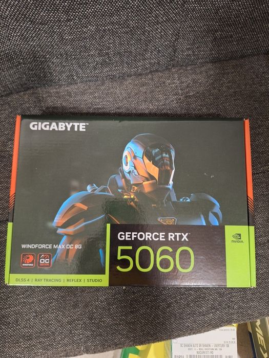Placa video Gigabyte GeForce RTX 5060 WINDFORCE MAX OC 8G