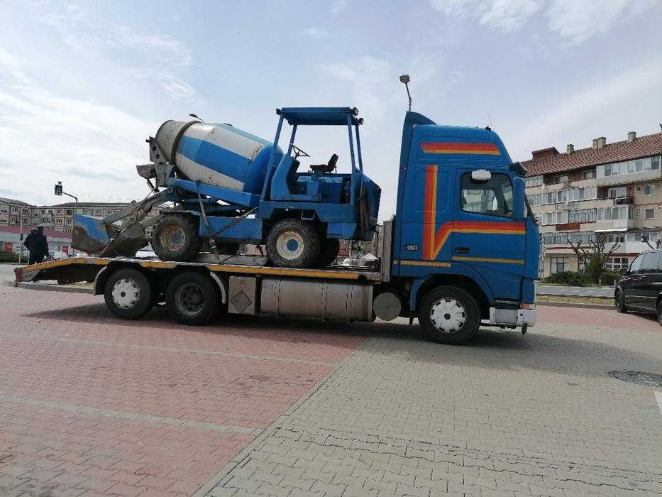 Tractari / transport autoutilitare, utilaje, autoturisme, cu platforma