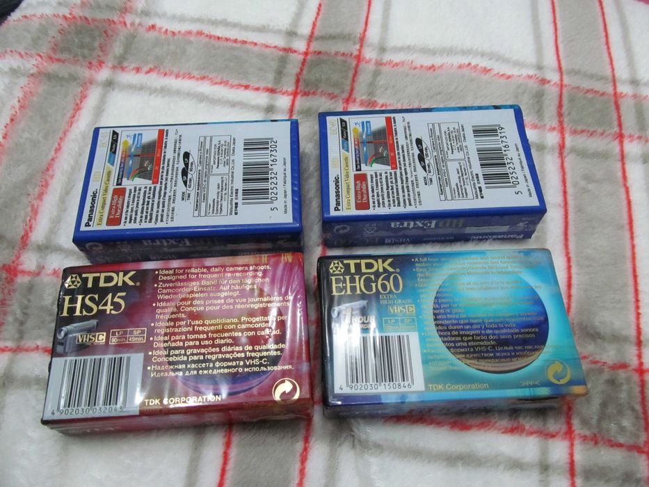 casete video VHSC sigilate lot de 4 bucati
