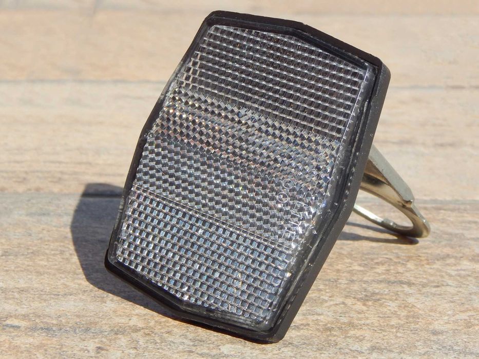 Catadioptru fata bicicleta + suport prindere Sate-Lite 700 fabric SUA