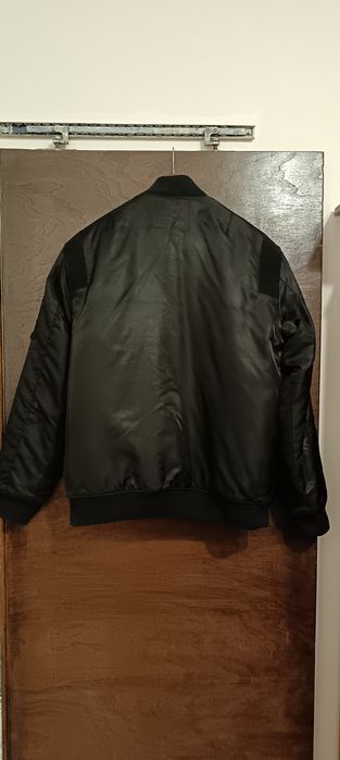 САМО ДНЕС, КРАЙНА ЦЕНА! Stussy Waxed Bomber Flight Jacket Black