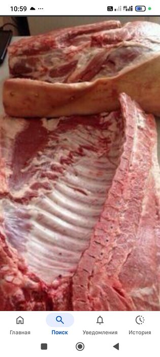 Мясо свинины домашнее