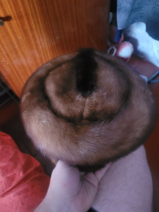 Шапка норковая. Оригинал.