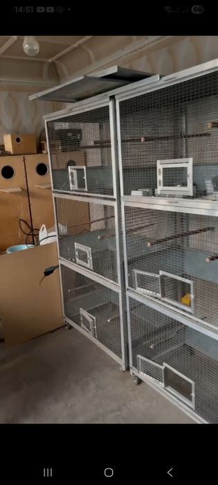 Кафаслар сотилади.