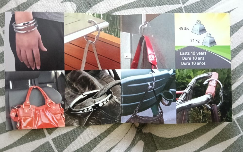 Bratara multifunctionala, aliaj metal foarte rezistent, pentru agatat