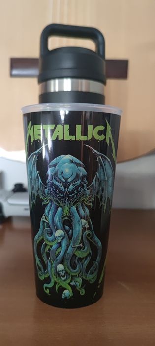 Metallica M72 pack - Termos Yeti, Pahar Plastic, Pana Chitara, Bratara Acces