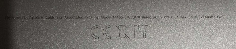 MacBook Air 13″ 2017, Silver